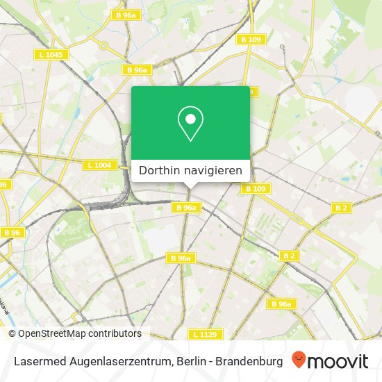 Lasermed Augenlaserzentrum, Schönhauser Allee 84 Karte