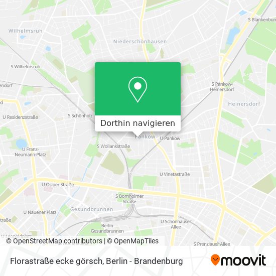 Florastraße ecke görsch Karte
