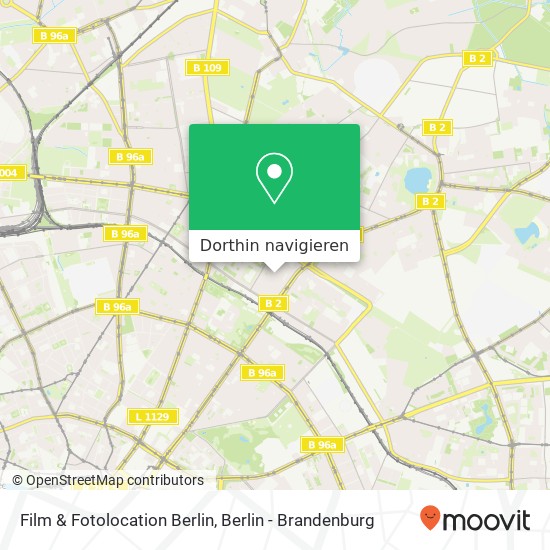 Film & Fotolocation Berlin, Erich-Weinert-Straße Karte