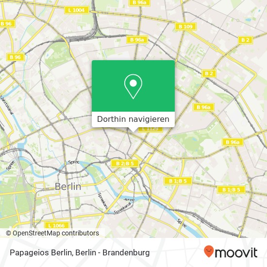 Papageios Berlin Karte