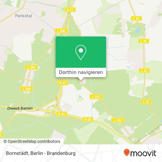 Bornstädt, Birkholzer Dorfstraße 18 Karte