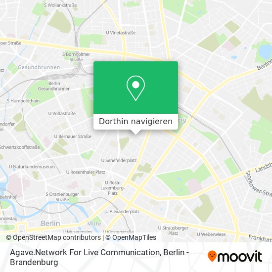 Agave.Network For Live Communication Karte