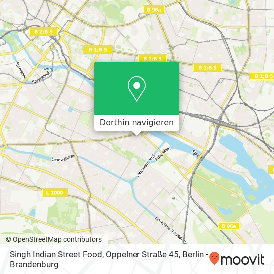 Singh Indian Street Food, Oppelner Straße 45 Karte