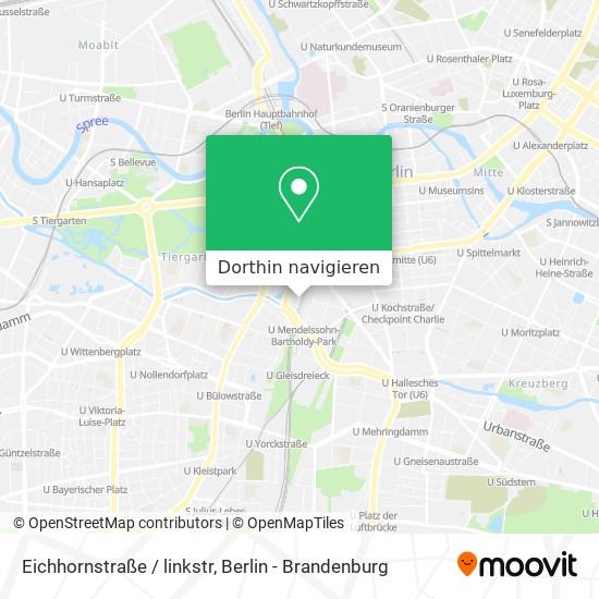 Eichhornstraße / linkstr Karte