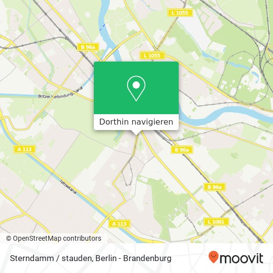 Sterndamm / stauden, Johannisthal, 12487 Berlin Karte