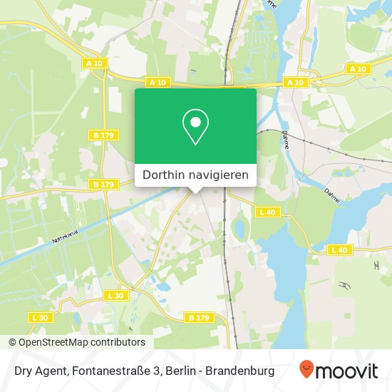 Dry Agent, Fontanestraße 3 Karte