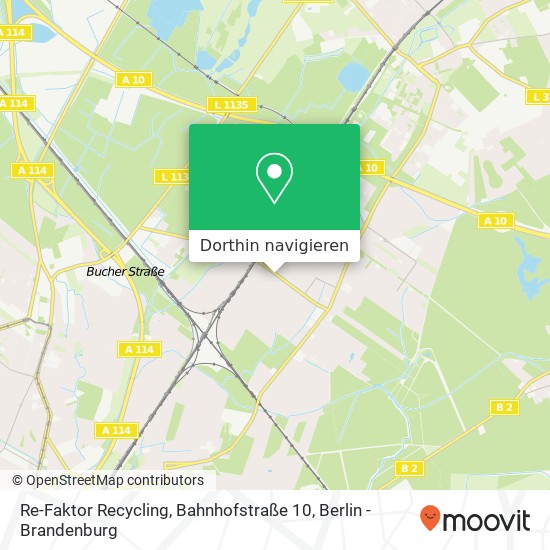 Re-Faktor Recycling, Bahnhofstraße 10 Karte