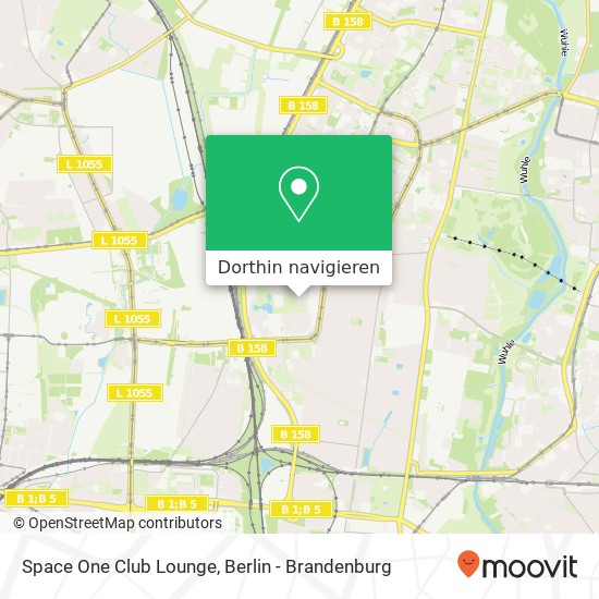 Space One Club Lounge, Allee der Kosmonauten 129 Karte