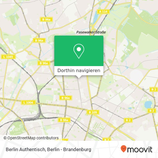 Berlin Authentisch Karte