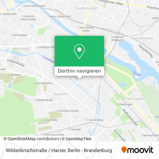 Wildenbruchstraße / Harzer Karte