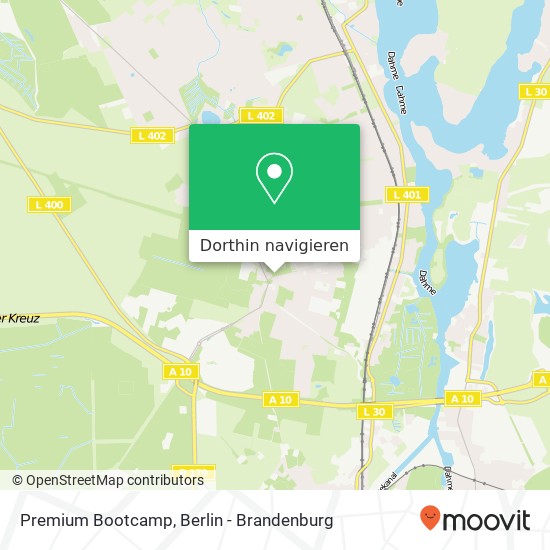 Premium Bootcamp, Freiheitstraße 2 Karte