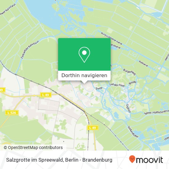 Salzgrotte im Spreewald, Ehm-Welk-Straße 21 Karte