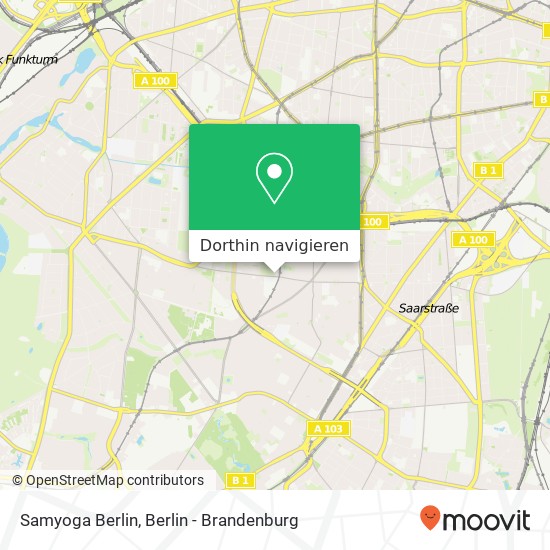 Samyoga Berlin, Wiesbadener Straße 33 Karte
