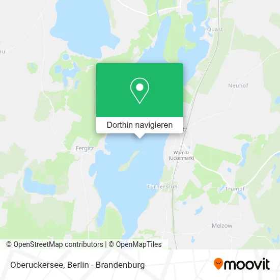 Oberuckersee Karte