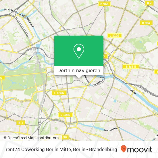 rent24 Coworking Berlin Mitte Karte