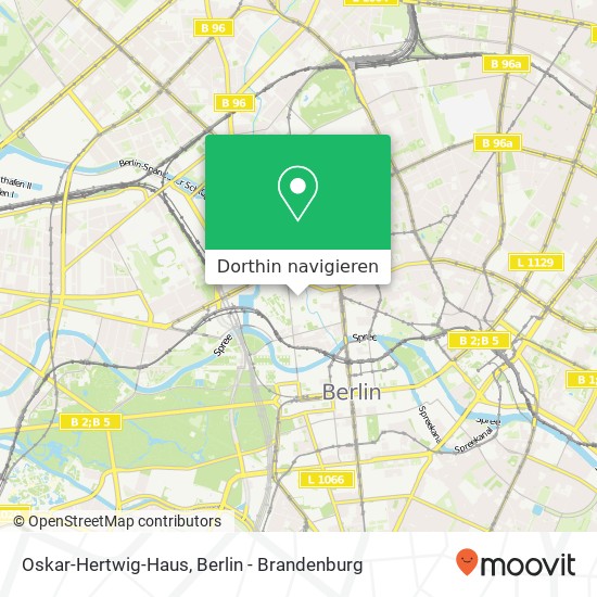 Oskar-Hertwig-Haus Karte