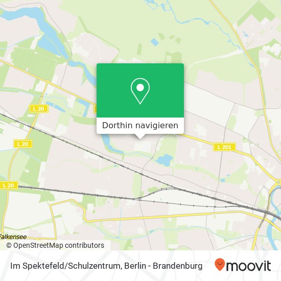 Im Spektefeld/Schulzentrum Karte