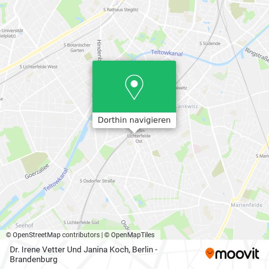 Dr. Irene Vetter Und Janina Koch Karte