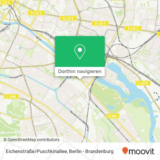 Eichenstraße/Puschkinallee Karte