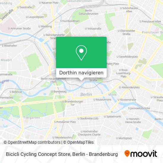 Bicicli Cycling Concept Store Karte