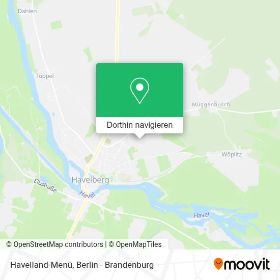 Havelland-Menü Karte