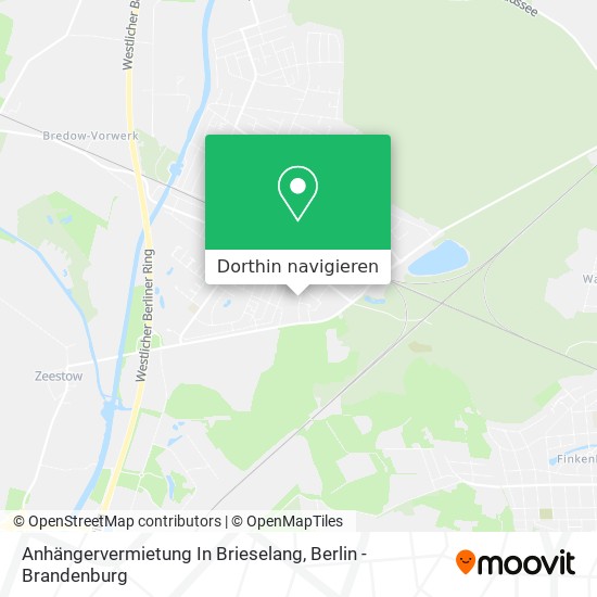 Anhängervermietung In Brieselang Karte