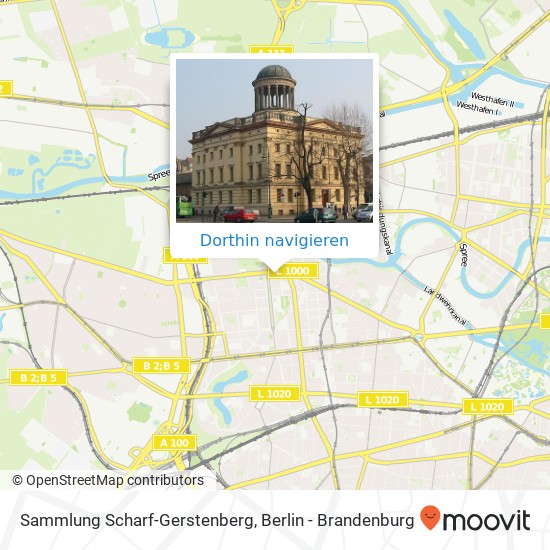 Sammlung Scharf-Gerstenberg Karte