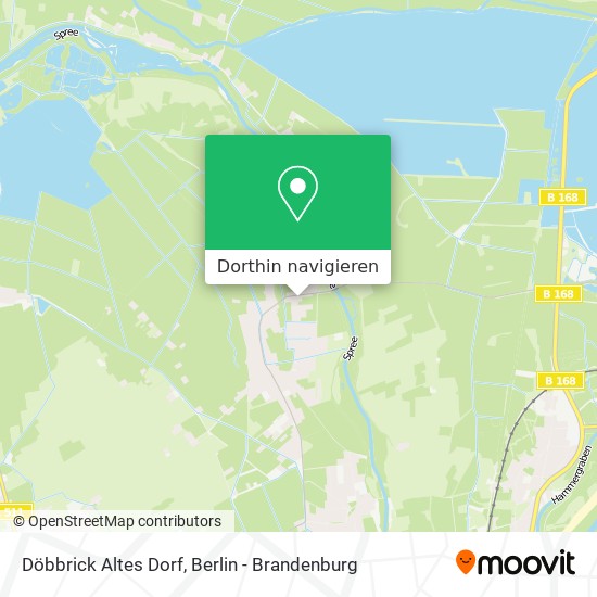 Döbbrick Altes Dorf Karte