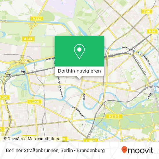 Berliner Straßenbrunnen Karte