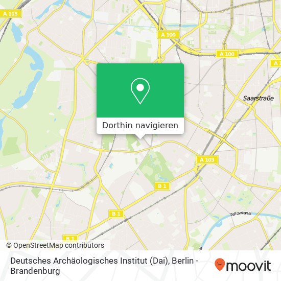 Deutsches Archäologisches Institut (Dai) Karte