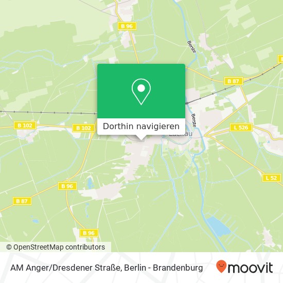 AM Anger/Dresdener Straße Karte