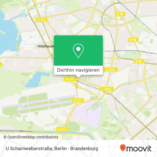 U Scharnweberstraße Karte