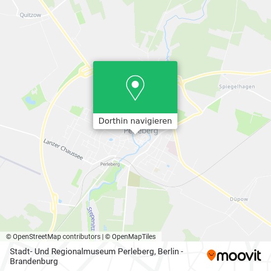 Stadt- Und Regionalmuseum Perleberg Karte
