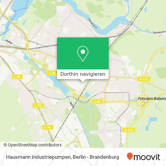 Hausmann Industriepumpen Karte