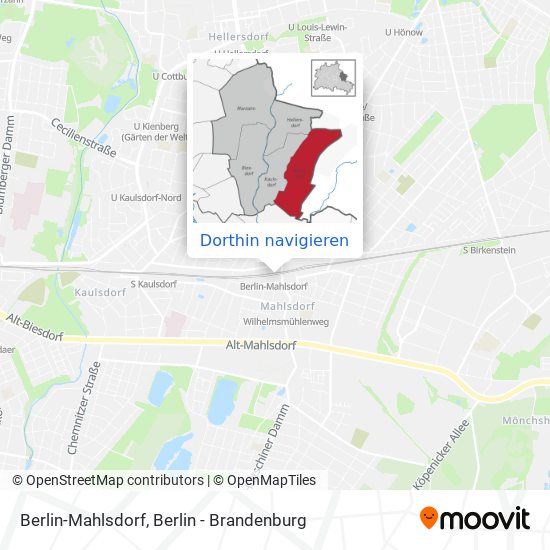 Berlin-Mahlsdorf Karte