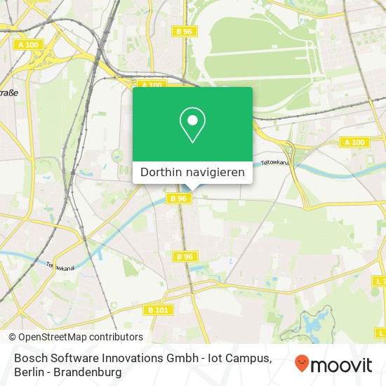 Bosch Software Innovations Gmbh - Iot Campus Karte