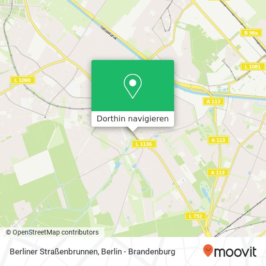 Berliner Straßenbrunnen Karte