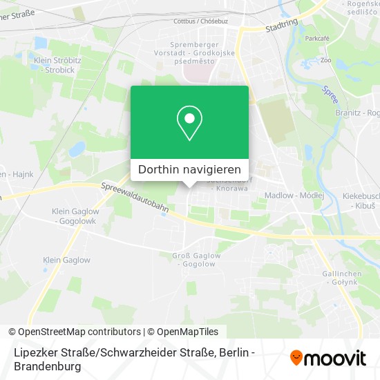 Lipezker Straße / Schwarzheider Straße Karte