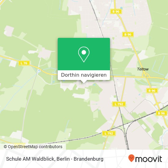 Schule AM Waldblick Karte