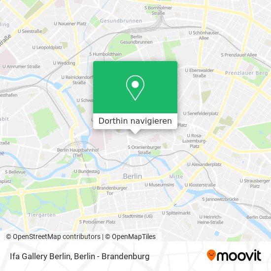 Ifa Gallery Berlin Karte