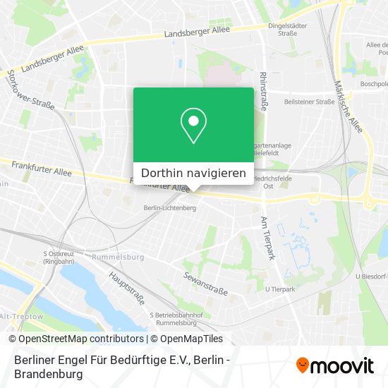 Berliner Engel Für Bedürftige E.V. Karte
