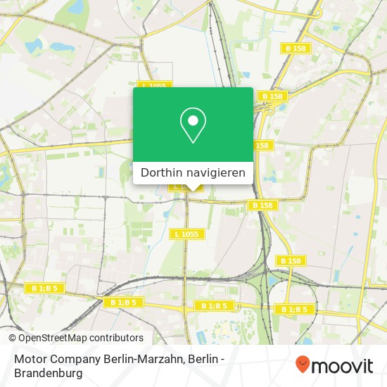 Motor Company Berlin-Marzahn Karte