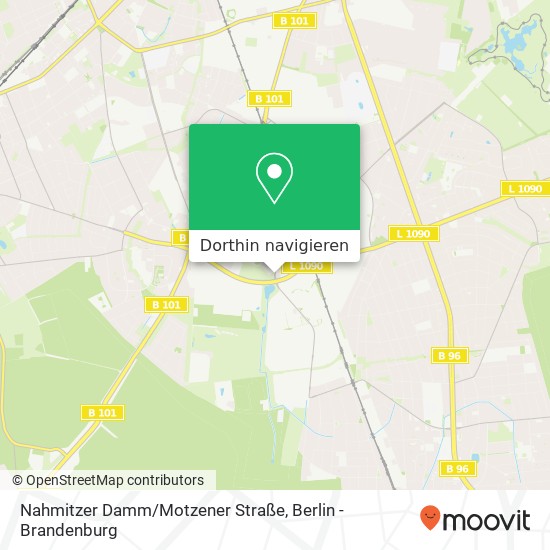 Nahmitzer Damm/Motzener Straße Karte