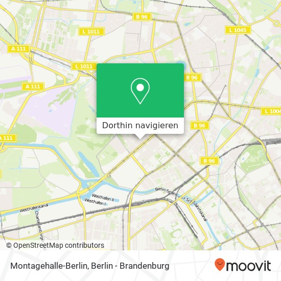 Montagehalle-Berlin Karte