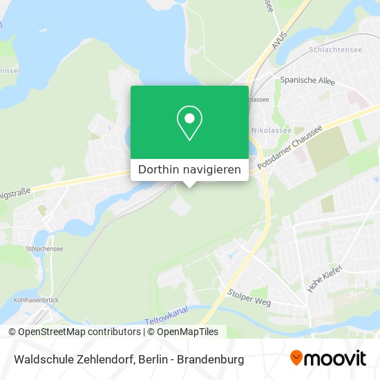 Waldschule Zehlendorf Karte