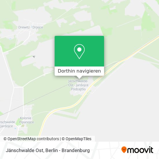 Jänschwalde Ost Karte