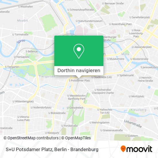 S+U Potsdamer Platz Karte