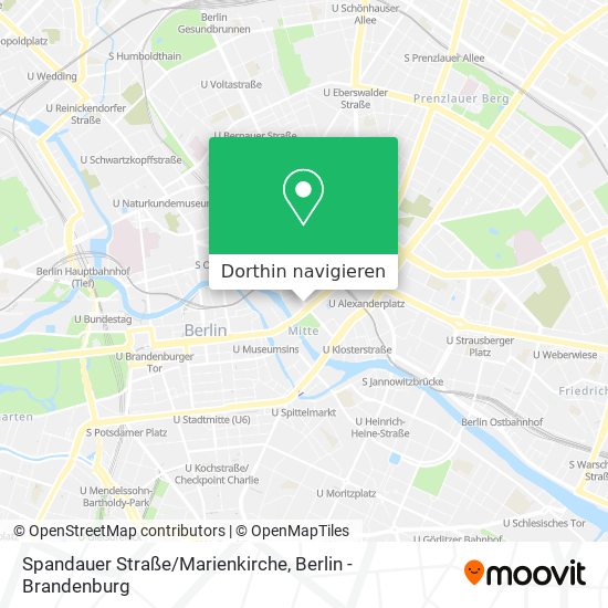Spandauer Straße/Marienkirche Karte