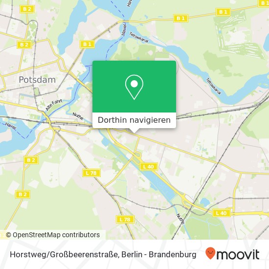 Horstweg/Großbeerenstraße Karte