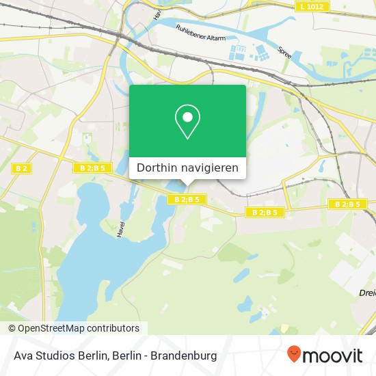 Ava Studios Berlin Karte